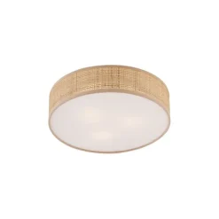 Oosterse plafondlamp rotan 38cm- Trammy