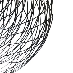 Oosterse plafondlamp zwart 60 cm - Glan