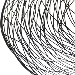 Oosterse plafondlamp zwart 60 cm - Glan