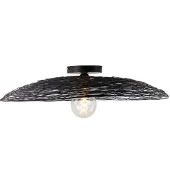Oosterse plafondlamp zwart 60 cm - Glan