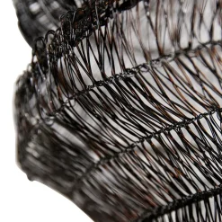 Oosterse plafondlamp zwart 45 cm - Vadi