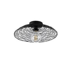 Oosterse plafondlamp zwart 40 cm - Glan