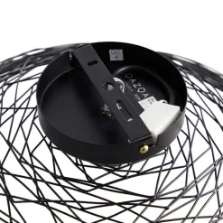 Oosterse plafondlamp zwart 40 cm - Glan