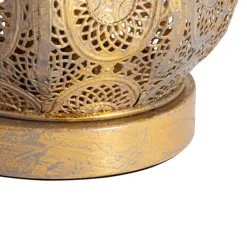 Oosterse tafellamp goud 19 cm - Mowgli