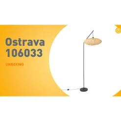 Oosterse vloerlamp bamboe - Ostrava
