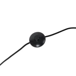 Oosterse vloerlamp beige met kralen - Moti