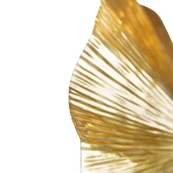 Oosterse vloerlamp messing met zwart 2-lichts - Louka