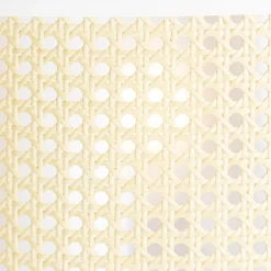 Oosterse vloerlamp wit met rotan 40 cm - Akira