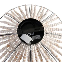 Oosterse wandlamp beige met kralen - Moti