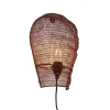 Oosterse wandlamp brons 35 cm - Nidum
