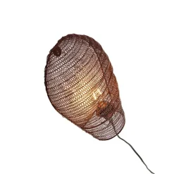 Oosterse wandlamp brons 35 cm - Nidum