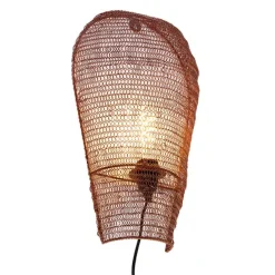 Oosterse wandlamp brons 45 cm - Nidum