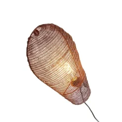 Oosterse wandlamp brons 45 cm - Nidum