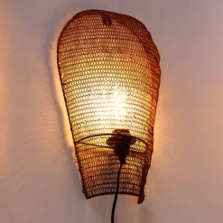 Oosterse wandlamp brons 45 cm - Nidum