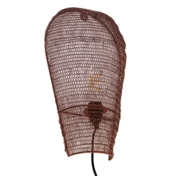 Oosterse wandlamp brons 45 cm - Nidum