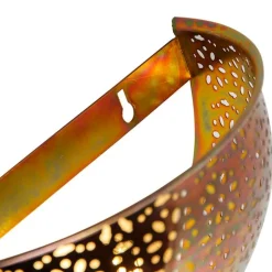 Oosterse wandlamp koper met patroon - Muraf