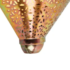 Oosterse wandlamp koper met patroon - Muraf