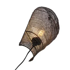 Oosterse wandlamp zwart 45 cm - Nidum
