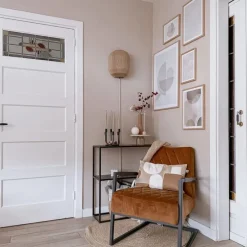 Oosterse wandlamp zwart met jute touw - Riki