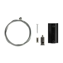 Ophanging accessoire rail zwart 1-fase - Iconic