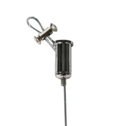 Ophanging accessoire rail zwart 1-fase - Iconic