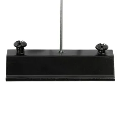 Ophanging accessoire rail zwart 1-fase - Iconic