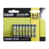 8-pack AAA Batterijen - Penlite Alkaline