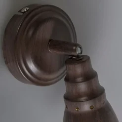 Plafond- en wandspot roestbruin draai- en kantelbaar - Coney 1