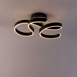 Plafondlamp antraciet incl. LED 3-staps dimbaar - Frank