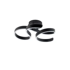 Plafondlamp antraciet incl. LED 3-staps dimbaar - Frank