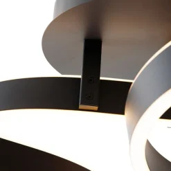 Plafondlamp antraciet incl. LED 3-staps dimbaar - Frank