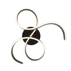 Plafondlamp antraciet incl. LED 3-staps dimbaar - Frank