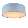 Plafondlamp blauw 30 cm incl. LED - Drum LED