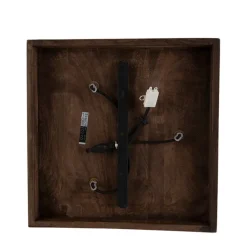 Plafondlamp brons met hout 3-lichts - Mangoes