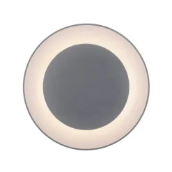 Plafondlamp donkergrijs incl. LED met afstandsbediening - Meidan