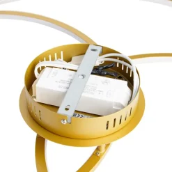 Plafondlamp goud 78 cm incl. LED 3 staps dimbaar - Rowin