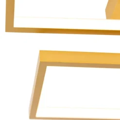 Plafondlamp goud incl. LED 3 staps dimbaar 4-lichts - Lejo