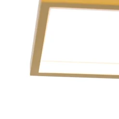 Plafondlamp goud incl. LED 3 staps dimbaar 4-lichts - Lejo