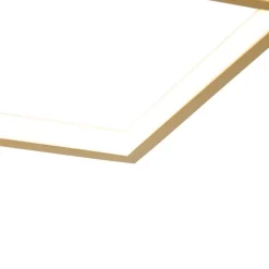 Plafondlamp goud incl. LED 3 staps dimbaar 4-lichts - Lejo