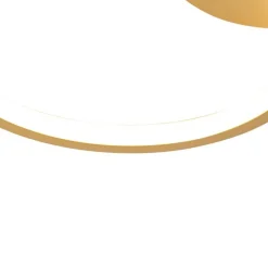 Plafondlamp goud incl. LED 3 staps dimbaar 4-lichts - Lupolo