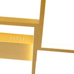 Plafondlamp goud incl. LED 3 staps dimbaar 5-lichts - Lejo