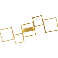 Plafondlamp goud incl. LED 3 staps dimbaar 5-lichts - Lejo