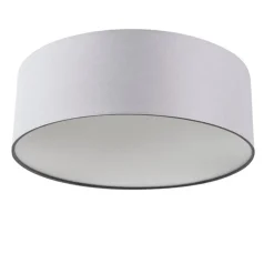 Plafondlamp grijs 30 cm incl. LED - Drum LED