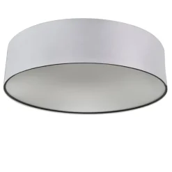 Plafondlamp grijs 40 cm incl. LED - Drum LED