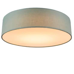 Plafondlamp groen 40 cm incl. LED - Drum LED