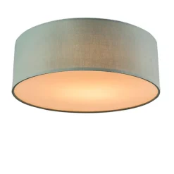 Plafondlamp groen 30 cm incl. LED - Drum LED