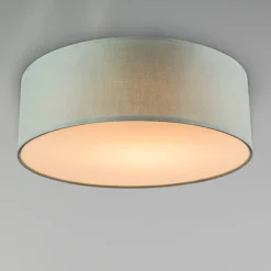 Plafondlamp groen 30 cm incl. LED - Drum LED