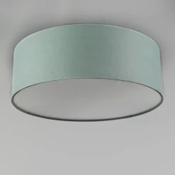 Plafondlamp groen 30 cm incl. LED - Drum LED