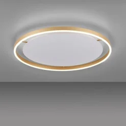 Plafondlamp messing 60 cm incl. LED 3-staps dimbaar - Zlatan