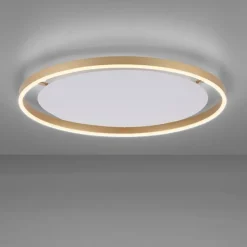 Plafondlamp messing 60 cm incl. LED 3-staps dimbaar - Zlatan